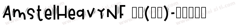 AmstelHeavyNF 普通(西方)字体转换